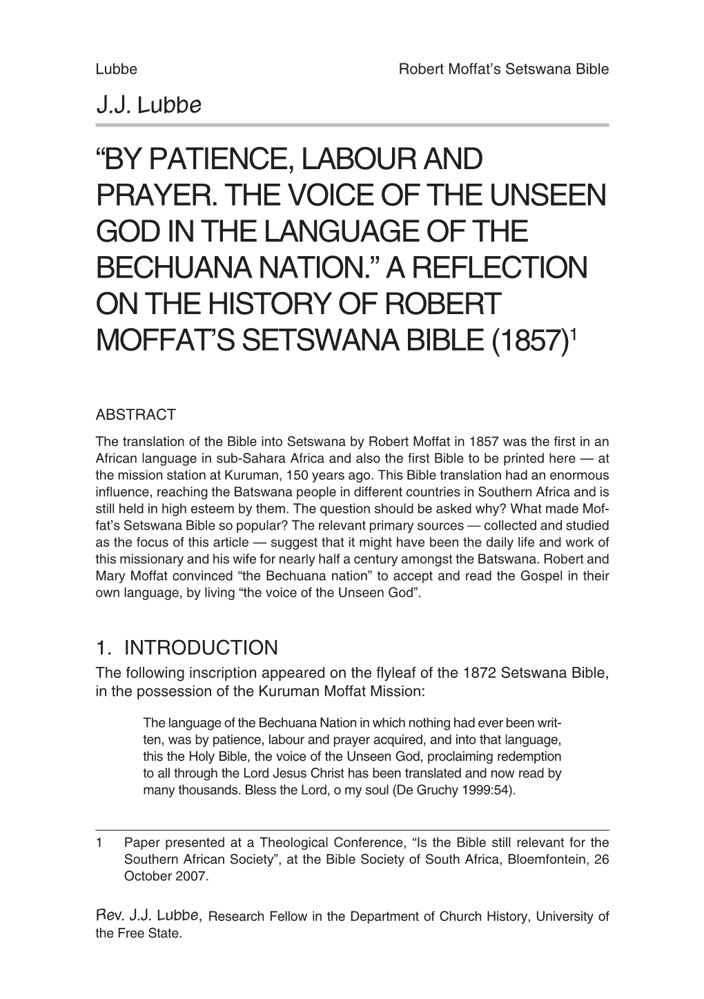 Acta Theologica Supplementum 12-2009