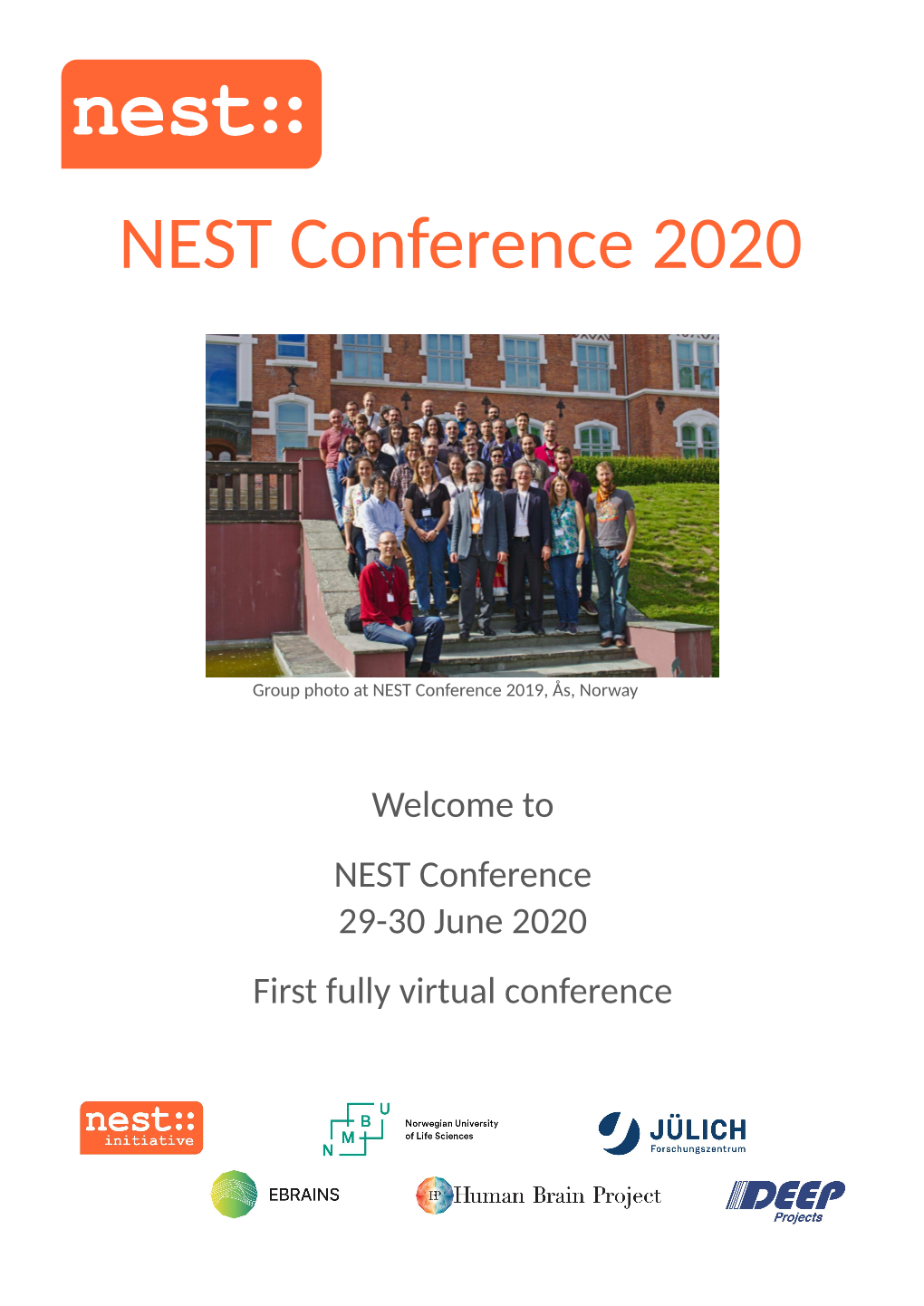 NEST Conference 2020 — Program