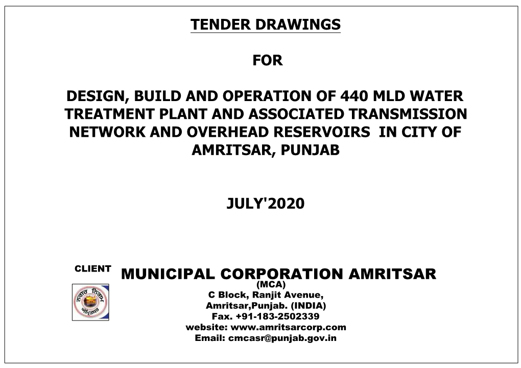 MUNICIPAL CORPORATION AMRITSAR (MCA) C Block, Ranjit Avenue, Amritsar,Punjab