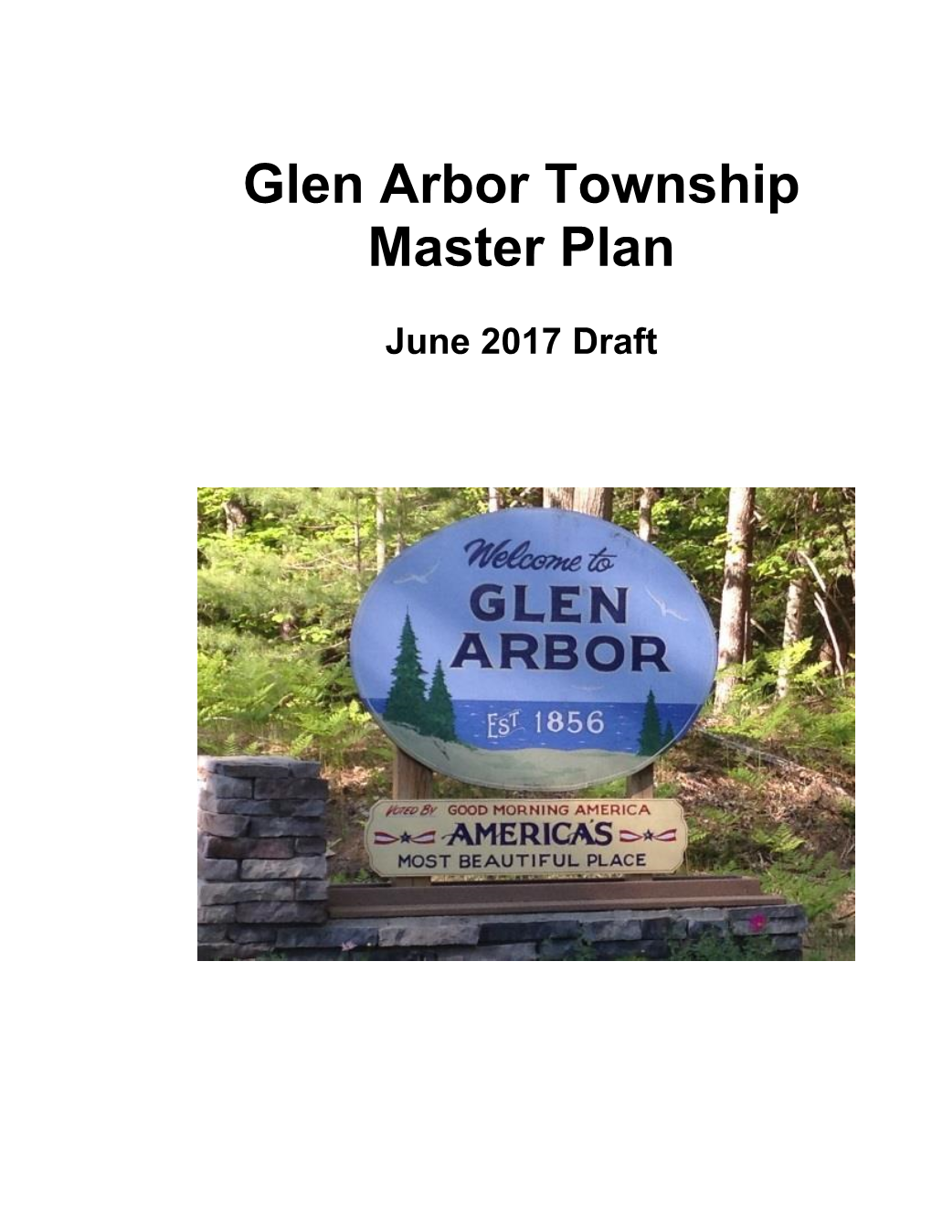 Glen Arbor Township Master Plan