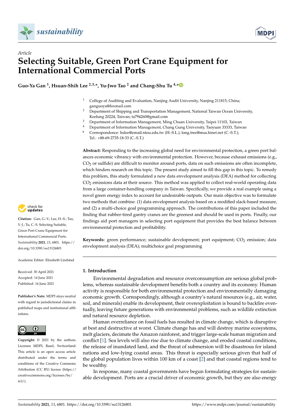 Selecting Suitable, Green Port Crane Equipment for International Commercial Ports