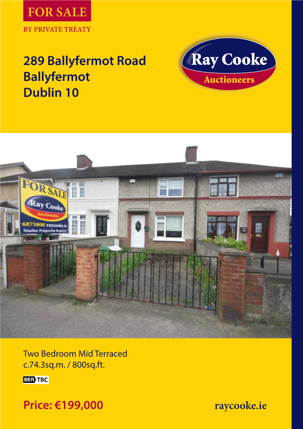 289 Ballyfermot Road Ballyfermot Dublin 10 for SALE