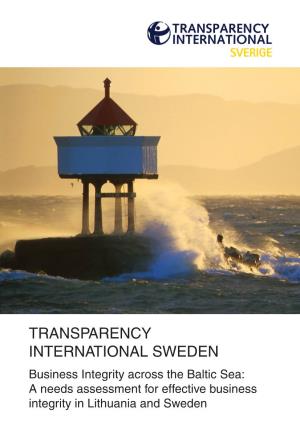 Transparency International Sweden