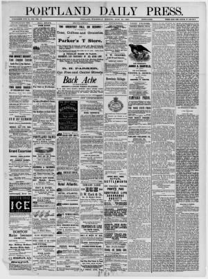 Portland Daily Press: June 30,1880