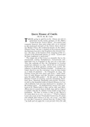 Queen Eleanor of Castile. by H