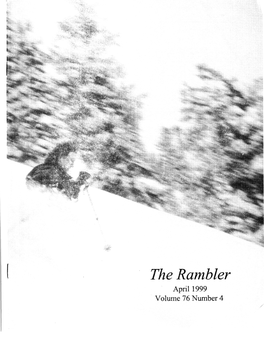 The Rambler - April 1999 - Volume 76 Number 4 Page 2 April 1999