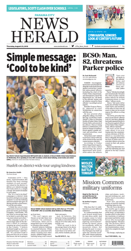 Cool to Be Kind’ Parker Police