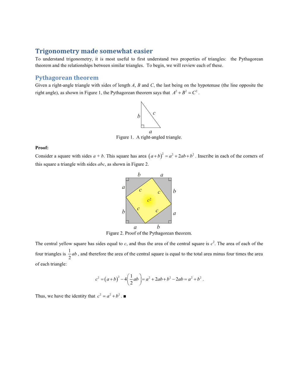 Trigonometry Made Somewhat Easier.Pdf