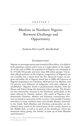 Muslims in Northern Nigeria: Between Challenge and Opportunity