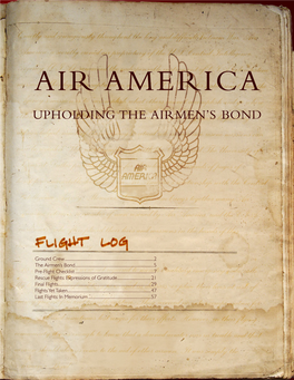 Air America Upholding the Airmen’S Bond