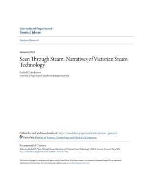 Narratives of Victorian Steam Technology Rachel D