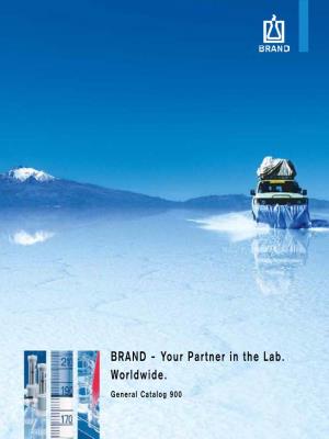BRAND - Your Partner in the Lab
