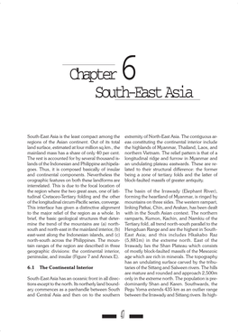 Chapter 6 South-East Asia