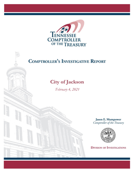 City of Jackson 2021