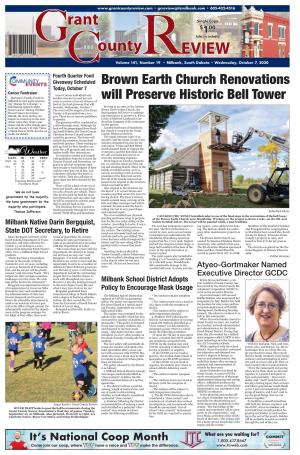Brown Earth Church Renovations Will Preserve Historic Bell Tower