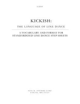 Kickish: the Language of Line Dance