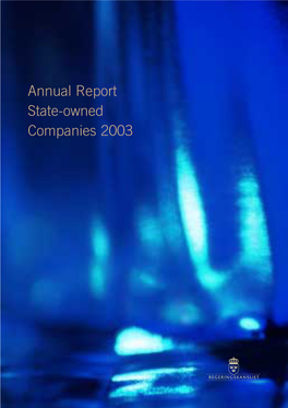 Annual Report State-Owned Companies 2003