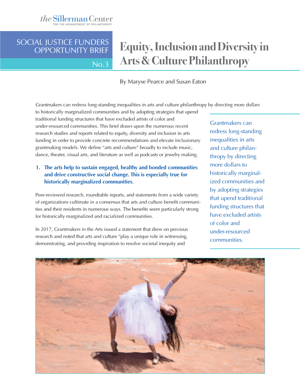 Equity, Inclusion and Diversity in Arts & Culture Philanthropy