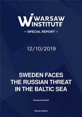 Sweden Faces the Russian Threat in the Baltic Sea