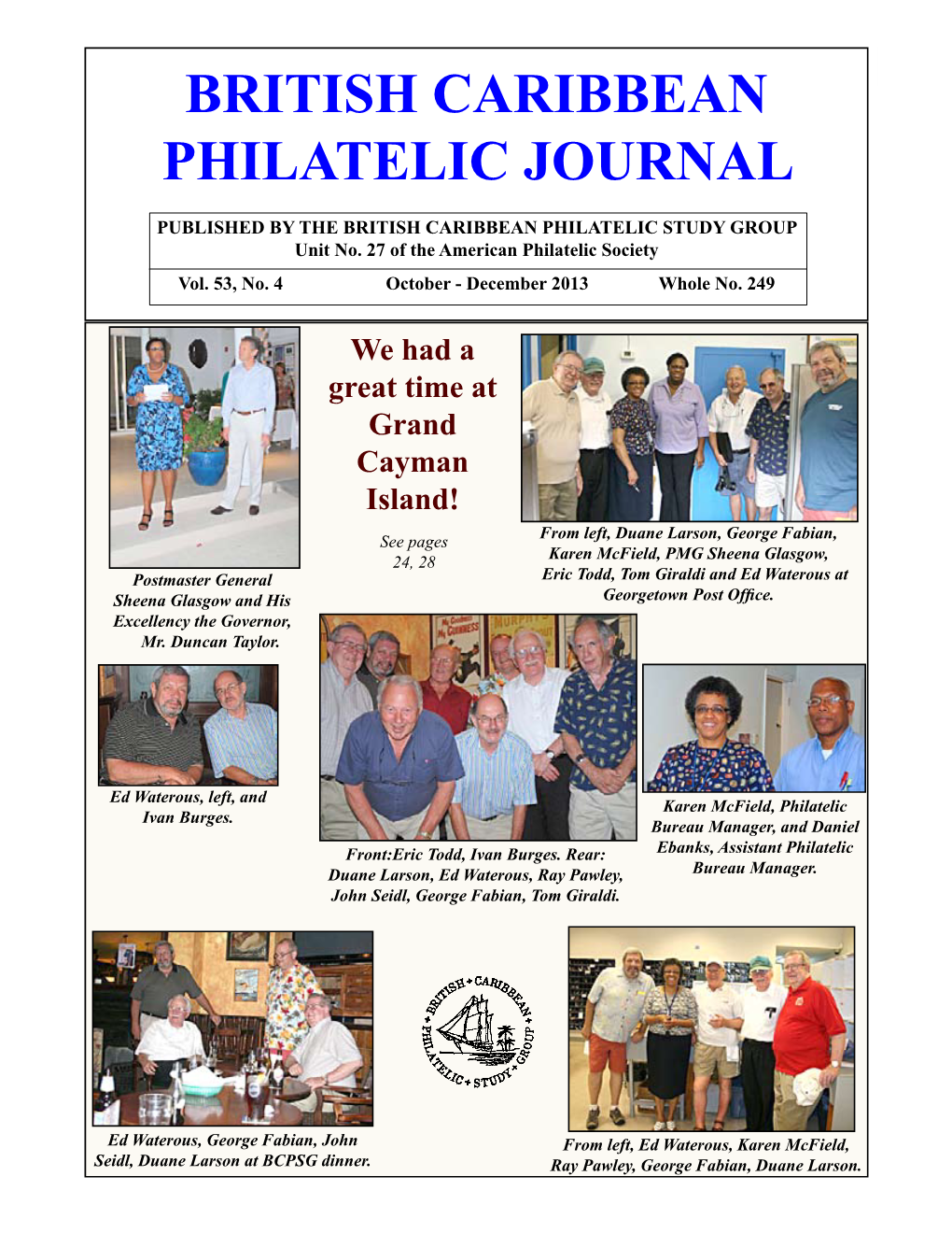 British Caribbean Philatelic Journal Vol