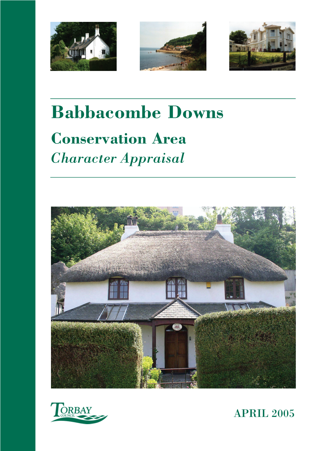 Babbacombe Downs Conservation Area Character Appraisal
