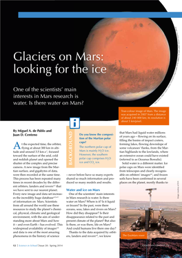 Glaciers on Mars: Looking for The