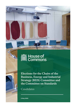 BEIS) Committee and the Committee on Standards Candidates