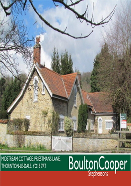 Midstream Cottage, Priestmans Lane, Thornton-Le-Dale