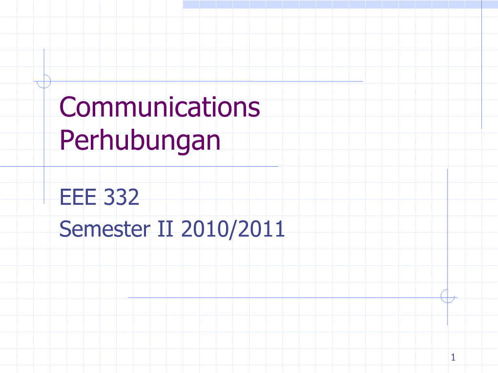 Data Communication Fundamentals