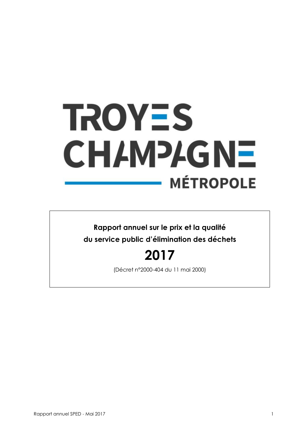 Rapport Annuel Du Service Collecte 2017