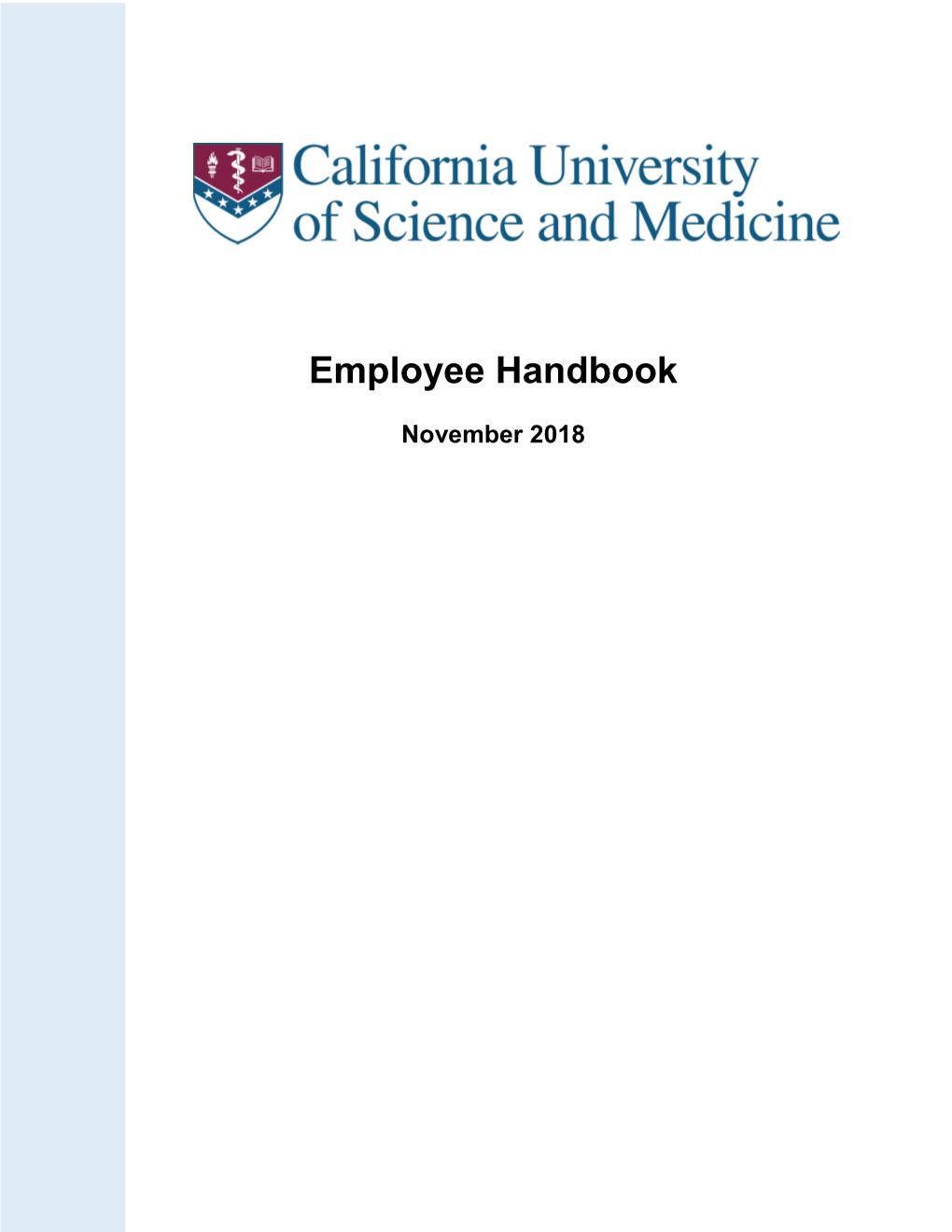 Employee Handbook