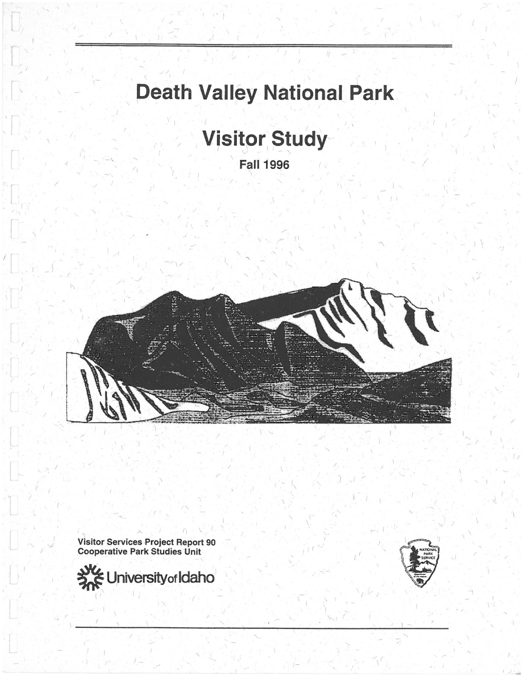 Death Valley National Park Visitor Study Fall 1996