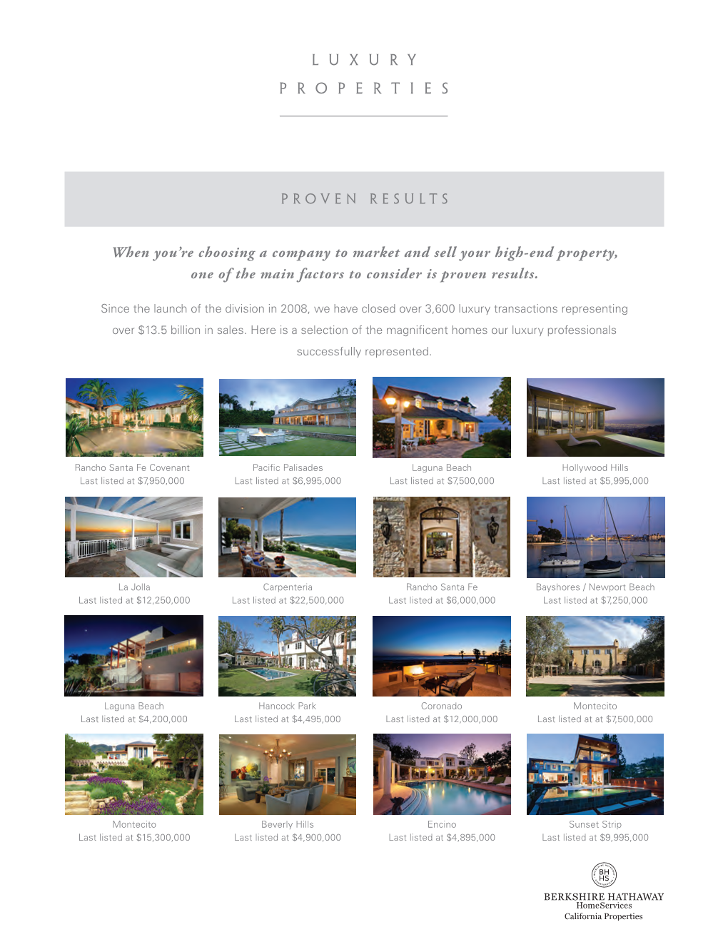 Luxury Listings