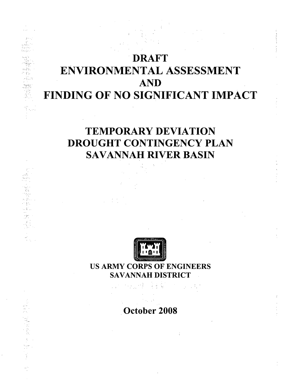Draft Environmental Assessment and Finding of No Significant Impact