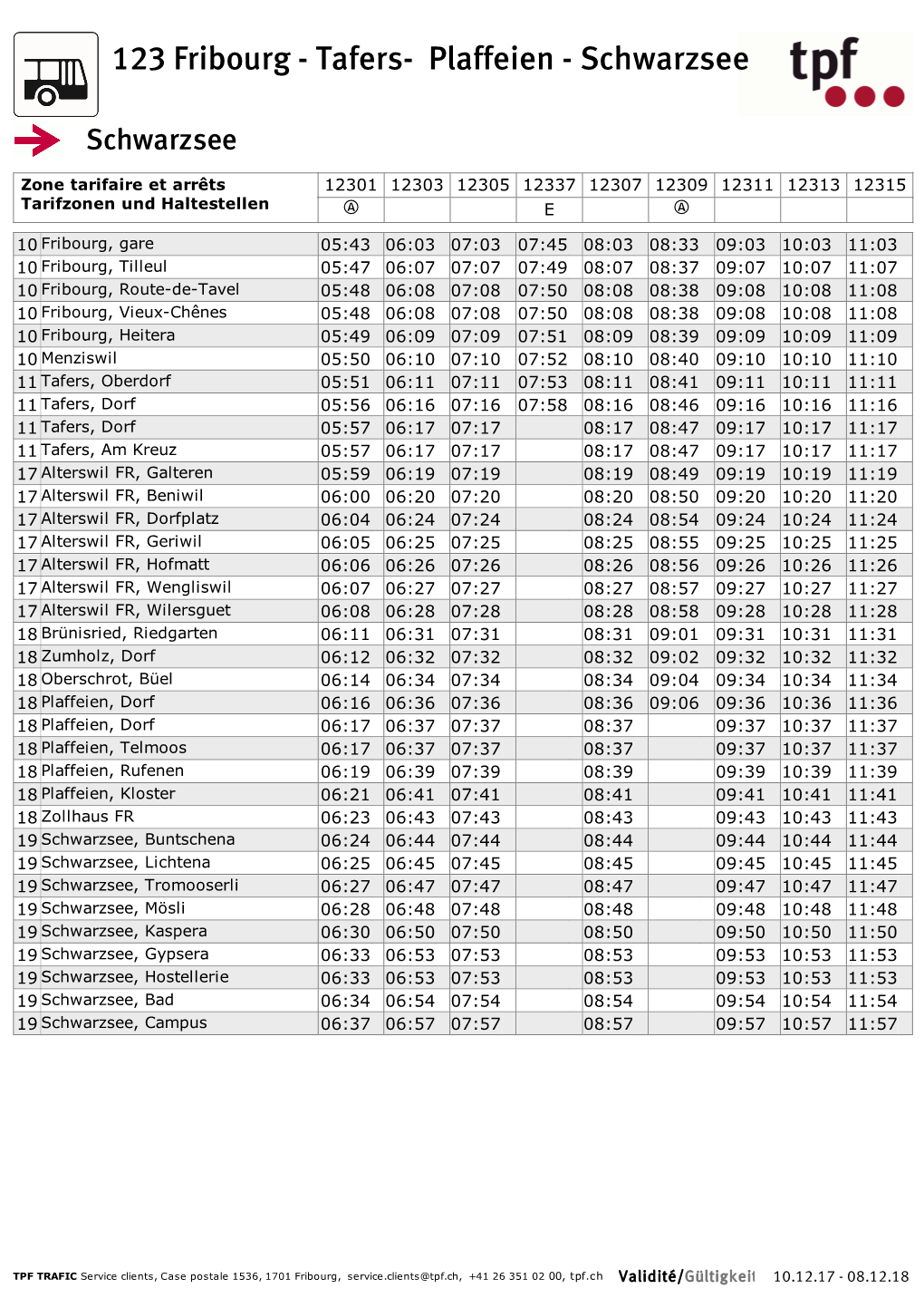 Horaires De Lignes