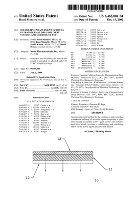 (12) United States Patent (10) Patent No.: US 6,465,004 B1 Rossi-Montero Et Al