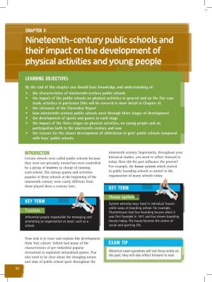 Nineteenth-Century Public Schools and Their Impact on the Development of Physical Activities and Young People