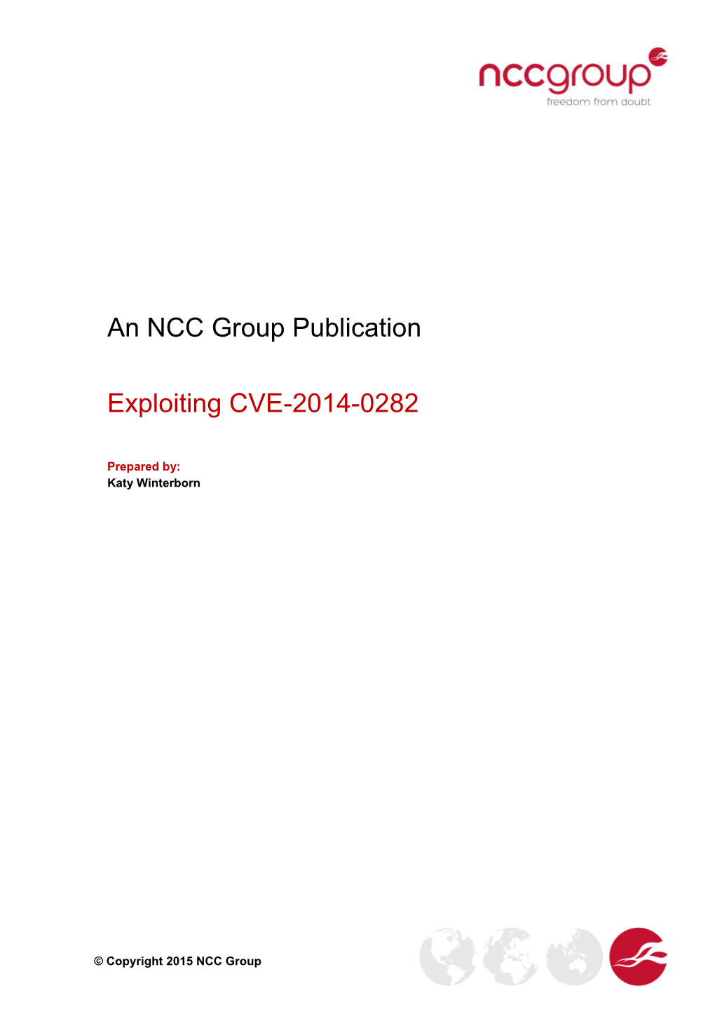 An NCC Group Publication Exploiting CVE-2014-0282