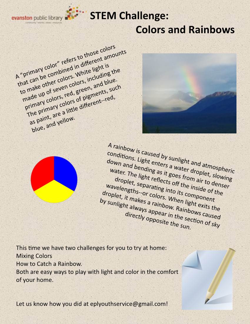 STEM Challenge: Colors and Rainbows
