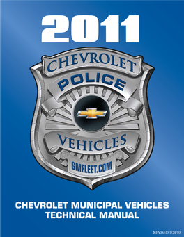Chevrolet Municipal Vehicles Technical Manual 2011