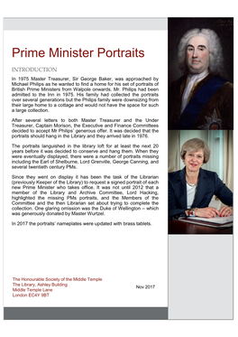 Prime Minister Portraits