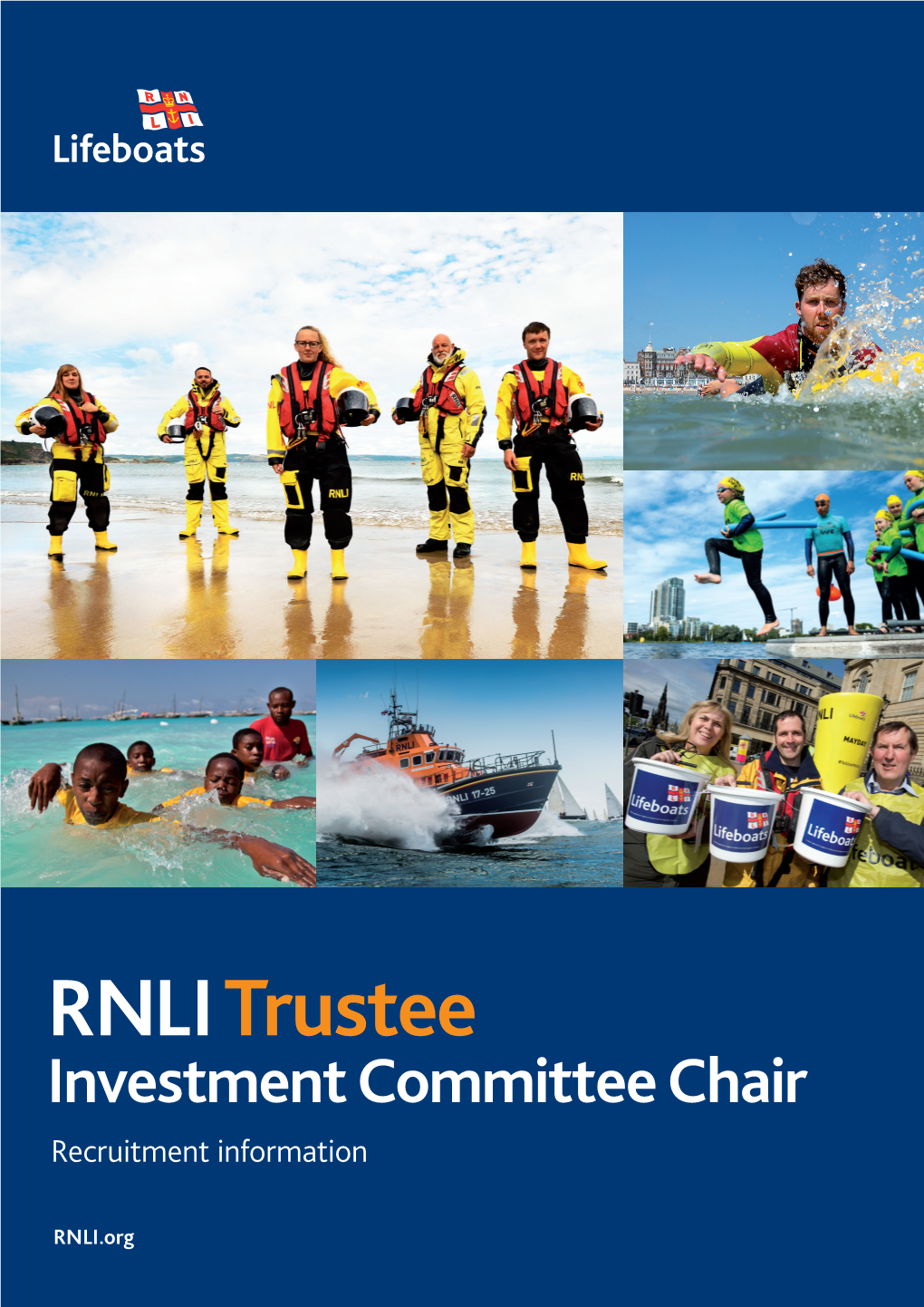 RNLI Trustee Investment Committee Chair Recruitment Information