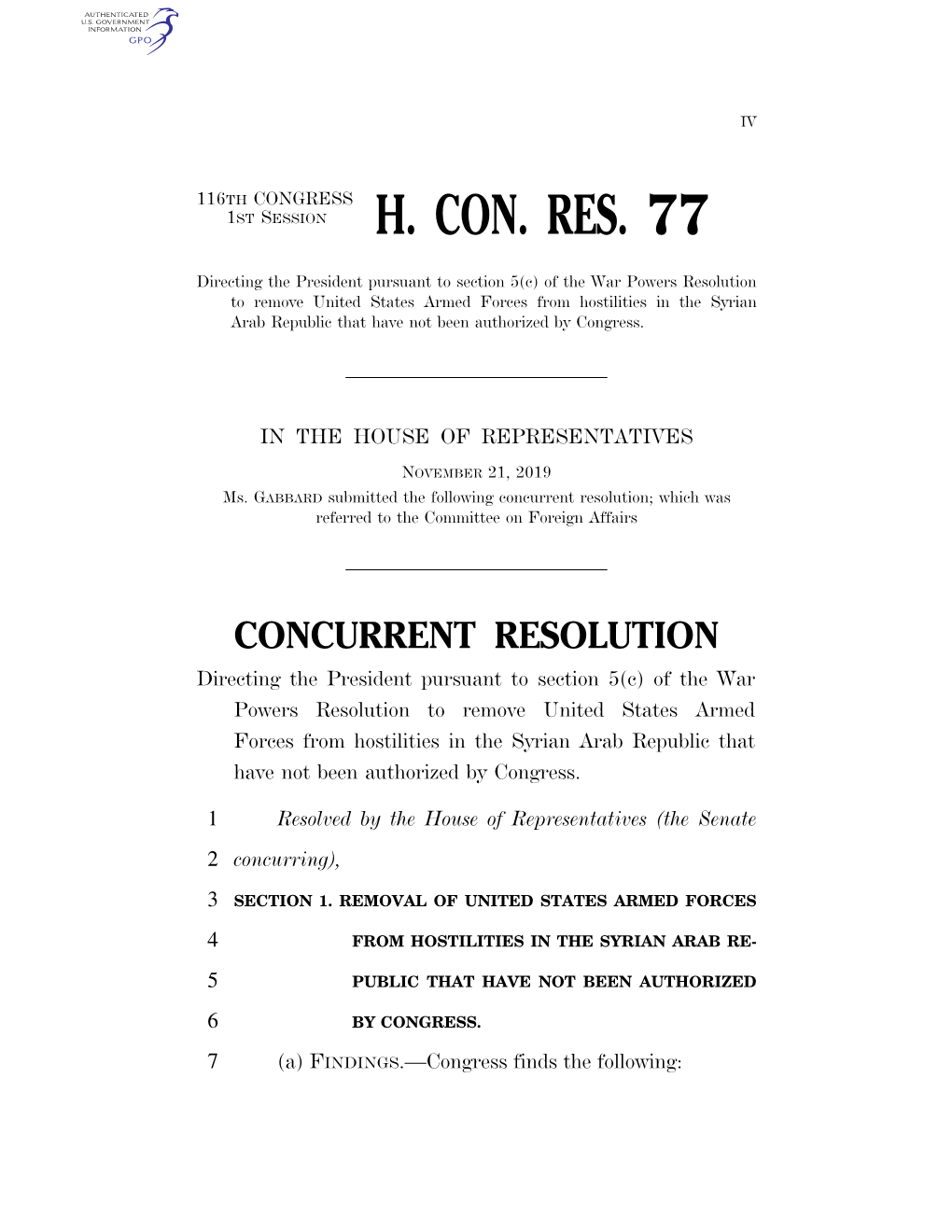 H. Con. Res. 77