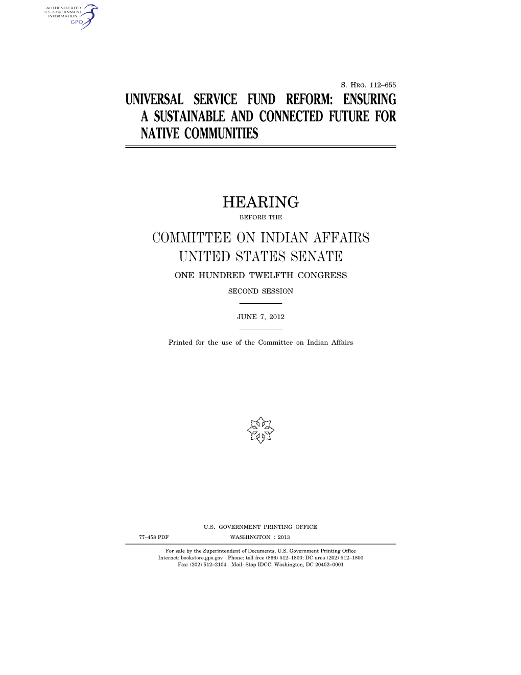 Universal Service Fund Reform: Ensuring a Sustainable and Connected Future for Native Communities