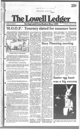 25C 'H.O.O.P.' Tourney Slated for Summer Here