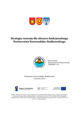 Strategia Rozwoju Dla Obszaru Funkcjonalnego Partnerstwa Noworudzko–Radkowskiego