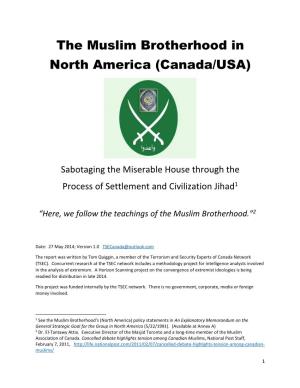 The Muslim Brotherhood in North America (Canada/USA)