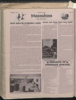 Moonshine Editor: Wilson Beaver M Wacko and Jacko Meet King Cupid! W€W AM) IJWA PARTIES 4 LIFK! by Wilson Beaver by Wilson Beaver As the Story Left Off Last Month