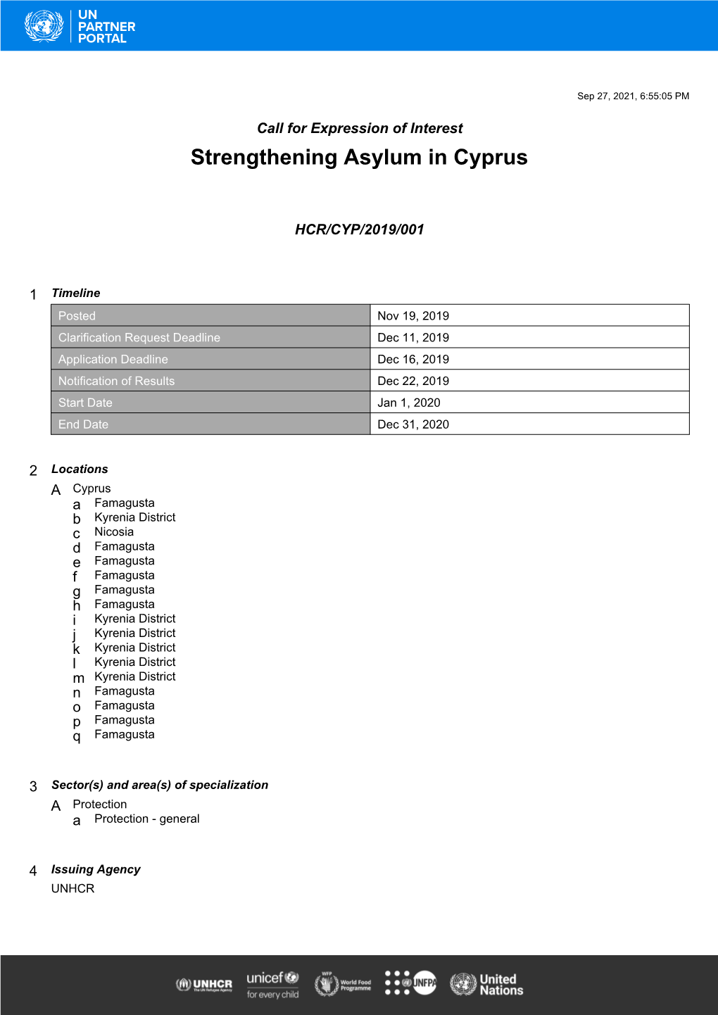 Strengthening Asylum in Cyprus
