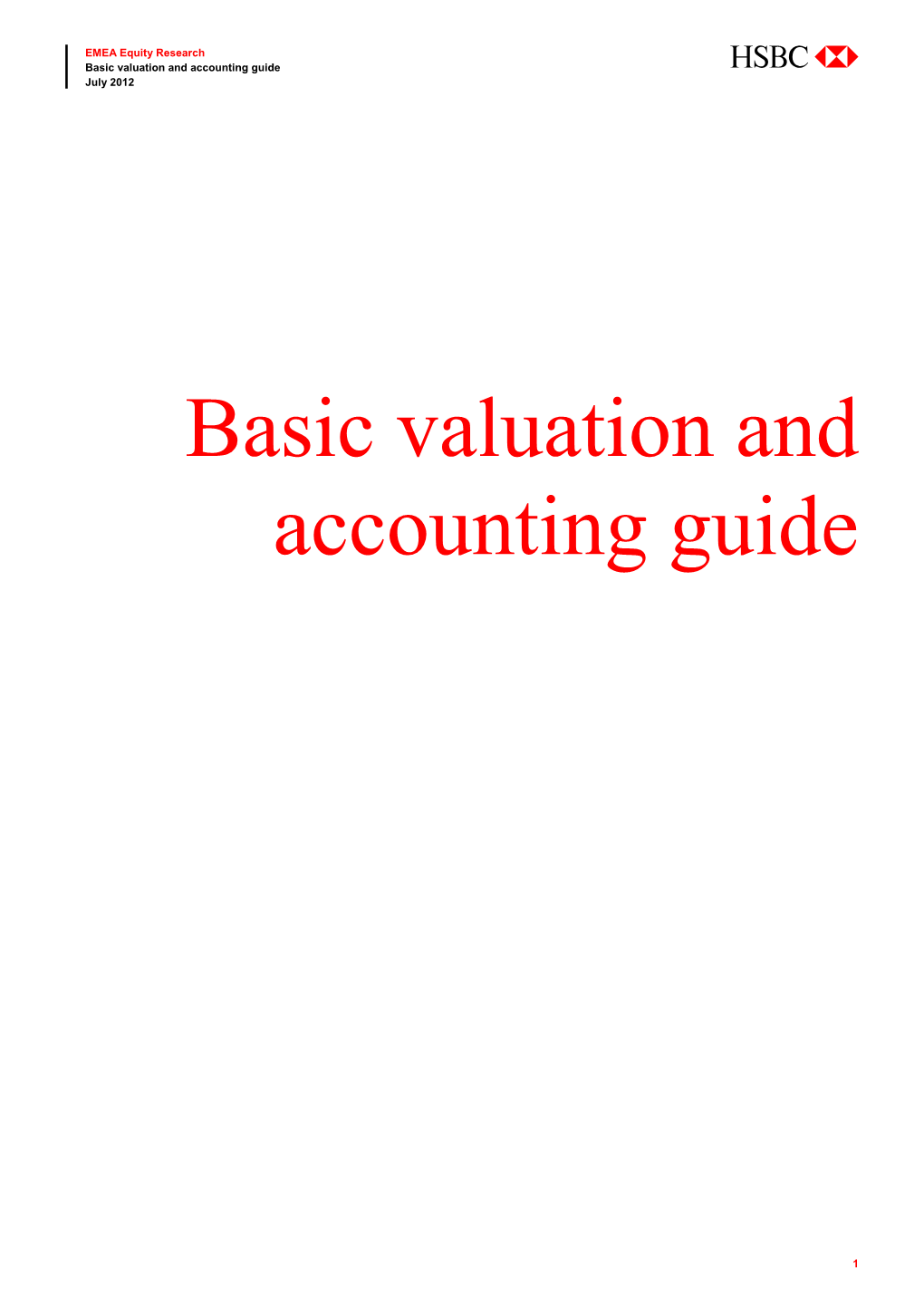 Basic Valuation and Accounting Guide Abc July 2012